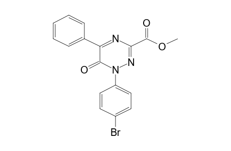 1-(4-Bromophenyl)-6-oxo-5-phenyl-1,6-dihydro[1,2,4]triazine-3-carboxylic acid, methyl ester