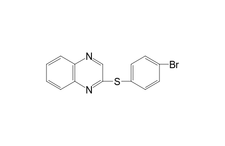 2-[(p-BROMOPHENYL)THIO]QUINOXALINE