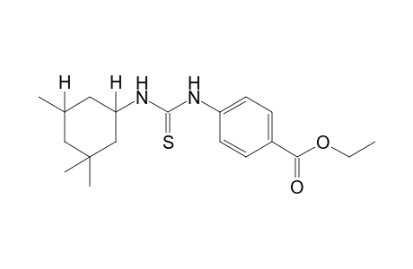 p-[2-thio-3-(3,3,5-trimethylcyclohexyl)ureido]benzoic acid, ethyl ester