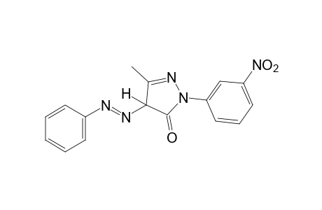 3-methyl-1-(m-nitrophenyl)-4-(phenylazo)-2-pyrazolin-5-one
