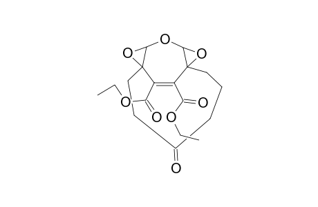 diethyl 1a,2a,3a,4a-tetrahydro-8-oxo-3a,5a-hexanooxireno[b,f]oxepine-4,5-dicarboxylate