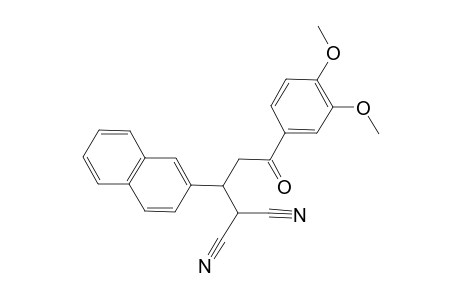 1-(3',4'-DIMETHOXY-PHENYL)-3-(2-NAPHTHYL)-1,1-DICYANE-METHYL-1-PROPANONE