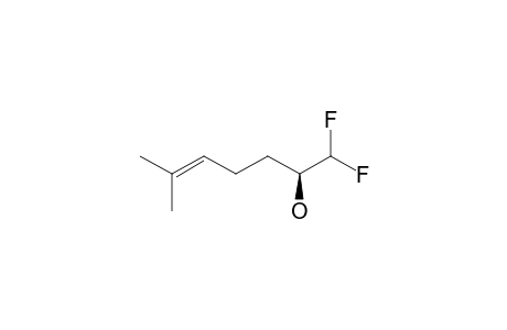 (2S)-1,1-bis(fluoranyl)-6-methyl-hept-5-en-2-ol