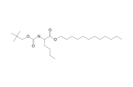 L-Norleucine, N-neopentyloxycarbonyl-, dodecyl ester