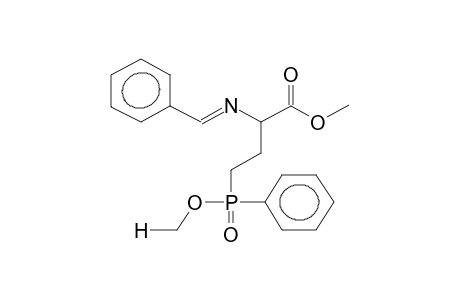 METHYL 4-(PHENYLMETHOXYPHOSPHORYL)-2-BENZYLIDENAMINOBUTANOATE (ISOMERSMIXTURE)