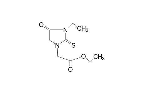 3-ethyl-4-oxo-2-thioxo-1-imidazolidineacetic acid, ethyl ester