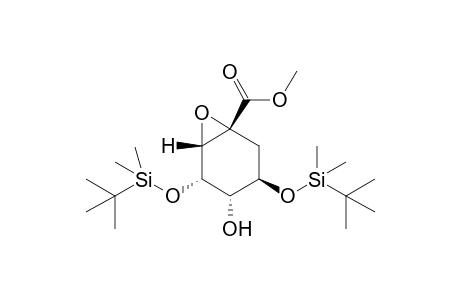 Methyl (1R,2S,3S,4S,5R)-3,5-Bis[(tert-butyl)dimethylsilyloxy]-1,2-epoxy-4-hydroxycyclohexane-1-carboxylate