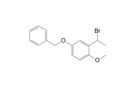 1-(5'-BENZYLOXY-2'-METHOXYPHENYL)-1-BROMOETHANE