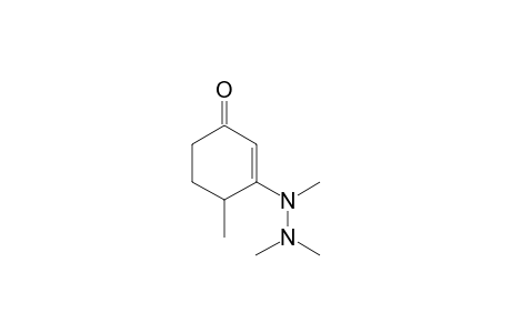 4-Methyl-3-(N,N',N'-trimethylhydrazino)cyclohex-2-en-1-none