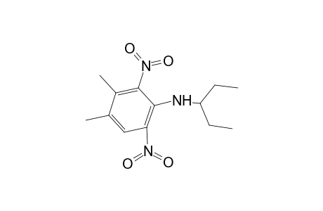 PENDIMETHALIN;N-(1-ETHYLPROPYL)-3,4-DIMETHYL-2,6-DINITROBENZENAMINE