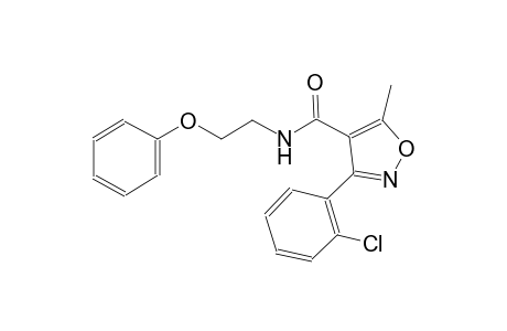 4-isoxazolecarboxamide, 3-(2-chlorophenyl)-5-methyl-N-(2-phenoxyethyl)-