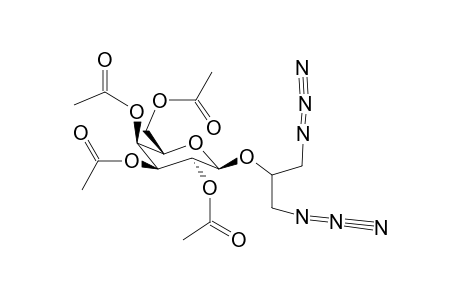 (1,3-Diazido-prop-2-yl)-2,3,4,6-tetra-O-acetyl-b-d-galactopyranoside