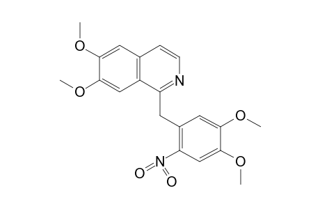6,7-dimethoxy-1-(6-nitroveratryl)isoquinoline