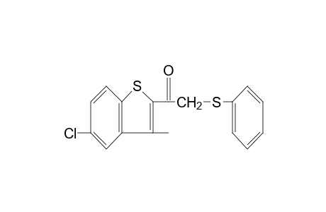 5-chloro-3-methylbenzo[b]thien-2-yl (phenylthio)methyl ketone