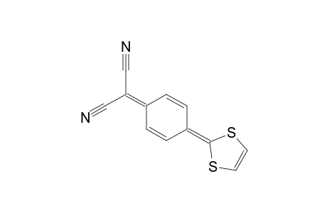 2-(4-(1,3-dithiol-2-ylidene)cyclohexa-2,5-dien-1-ylidene)malononitrile