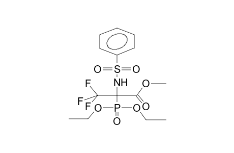 2-BENZENESULPHAMIDO-2-DIETHOXYPHOSPHORYLTRIFLUOROPROPANOIC ACID,METHYL ESTER