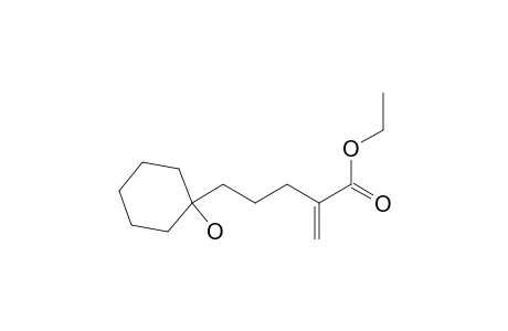 2-[3-(1-Hydroxycyclohexyl)propyl]acrylic acid ethyl ester