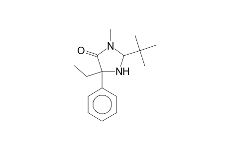 2-tert-Butyl-5-ethyl-3-methyl-5-phenyl-4-imidazolidinone