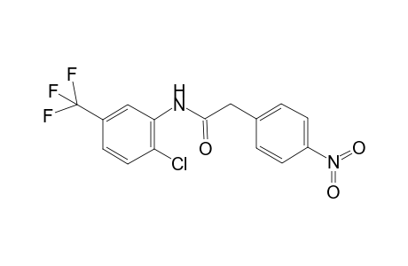 N-[2-chloro-5-(trifluoromethyl)phenyl]-2-(4-nitrophenyl)acetamide