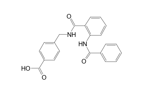 4-[[(2-benzamidobenzoyl)amino]methyl]benzoic acid