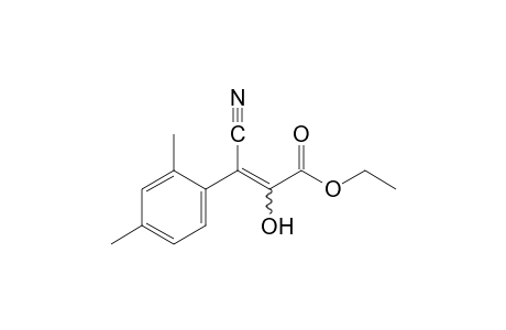 beta-CYANO-2,4-DIMETHYL-alpha-HYDROXYCINNAMIC ACID, ETHYL ESTER