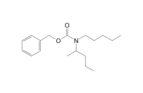 Carbonic acid, monoamide, N-(2-pentyl)-N-pentyl-, benzyl ester