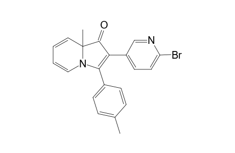 2-(6-bromopyridin-3-yl)-8a-methyl-3-p-tolylindolizin-1(8aH)-one