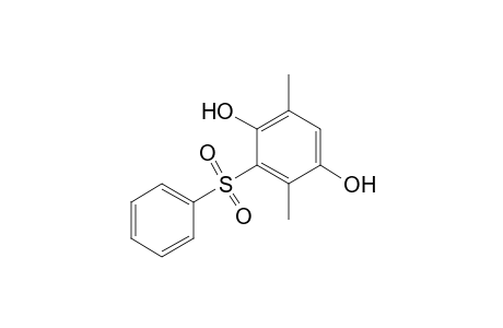 2,5-Dimethyl-3-phenylsulfonylhydroquinone