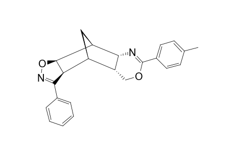 2-PARA-TOLYL-5,8-METHANO-4AS*,5,6R*,7R*,8,8AR*-HEXAHYDRO-4H-3,1-BENZOXAZINO-[6,7-D]-PHENYLISOXAZOLINE