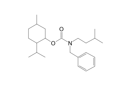 Carbonic acid, monoamide, N-benzyl-N-(3-methylbutyl)-, menthyl ester