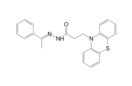 10-phenothiazinepropionic acid, (alpha-methylbenzylidene)hydrazide