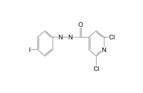 2,6-dichloroisonicotinic acid, 2-(p-iodophenyl)hydrazide