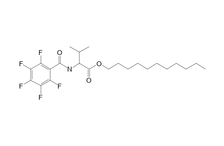 L-Valine, N-pentafluorobenzoyl-, undecyl ester