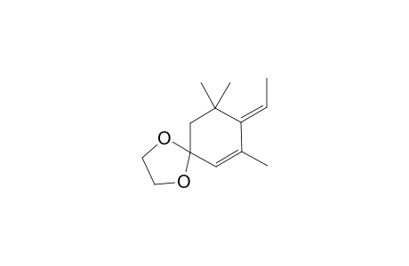 (E)-8-Ethylene-7,9,9-trimethyl-1,4-dioxaspiro[4.5]dec-6-ene