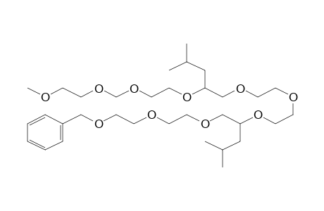 2,5,8,11,14,17,20,23,25,28-Decaoxanonacosane, 10,19-diisobutyl-1-phenyl-