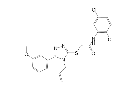 2-{[4-allyl-5-(3-methoxyphenyl)-4H-1,2,4-triazol-3-yl]sulfanyl}-N-(2,5-dichlorophenyl)acetamide