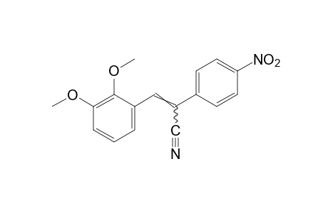 3-(2,3-Dimethoxyphenyl)-2-(p-nitrophenyl)acrylonitrile