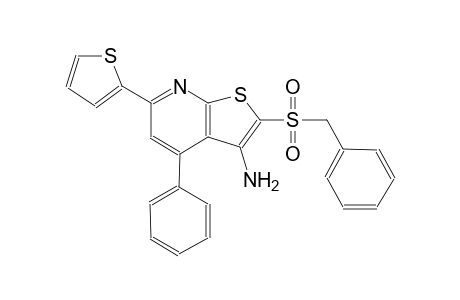 thieno[2,3-b]pyridin-3-amine, 4-phenyl-2-[(phenylmethyl)sulfonyl]-6-(2-thienyl)-