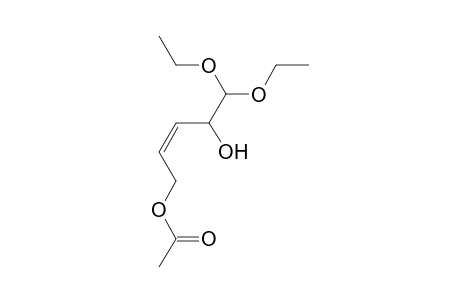 (Z)-5,5-diethoxy-4-hydroxypent-2-enyl acetate