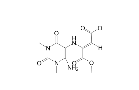 6-AMINO-5-(1,2-(E)-DICARBOMETHOXYVINYL)-AMINO-1,3-DIMETHYL-PYRIMIDINE-2,4(1H,3H)-DIONE