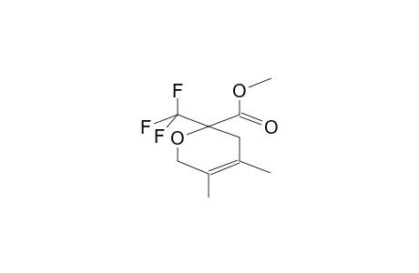 6-TRIFLUOROMETHYL-6-METHOXYCARBONYL-3,4-DIMETHYL-5,6-DIHYDRO-2H-PYRAN(DIASTEREOMER MIXTURE)