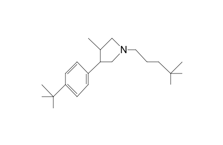 Pyrrolidine, 3-[4-(1,1-dimethylethyl)phenyl]-1-(4,4-dimethylpentyl)-4-methyl-