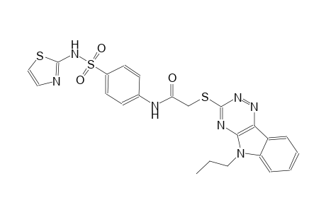 acetamide, 2-[(5-propyl-5H-[1,2,4]triazino[5,6-b]indol-3-yl)thio]-N-[4-[(2-thiazolylamino)sulfonyl]phenyl]-