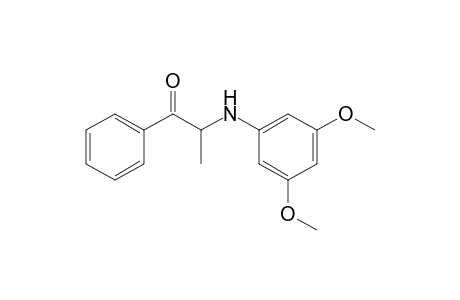 2-(3,5-Dimethoxyphenylamino)-1-phenylpropan-1-one