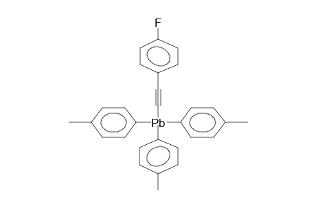 TRIS(PARA-TOLYL)(4-FLUOROPHENYLETHYNYL)LEAD