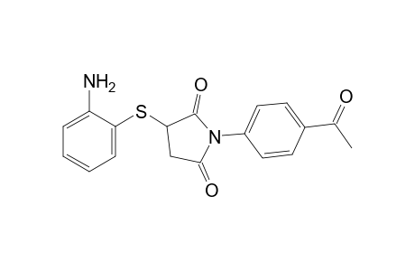 N-(p-acetylphenyl)-2-[(o-aminophenyl)thio]succinimide