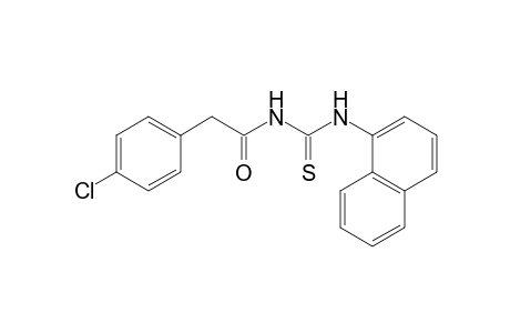 N-[(4-chlorophenyl)acetyl]-N'-(1-naphthyl)thiourea