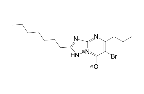 6-Bromo-2-heptyl-5-propyl-1H-[1,2,4]triazolo[1,5-a]pyrimidin-8-ium-7-olate