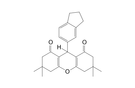 9-(5-indanyl)-3,4,6,7-tetrahydro-3,3,6,6-tetramethylxanthene-1,8(2H,5H)-dione