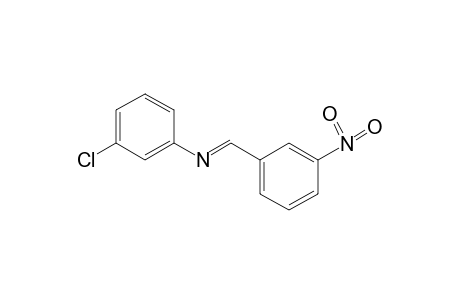 m-chloro-N-(m-nitrobenzylidene)aniline